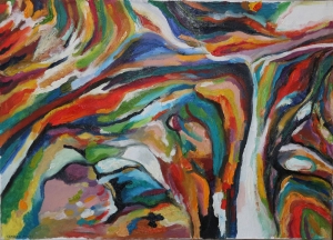 Ways of the Lord. oil on canvas. 70X50 cm                    
