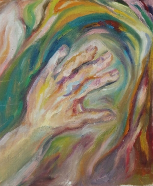 Outstretched hand      