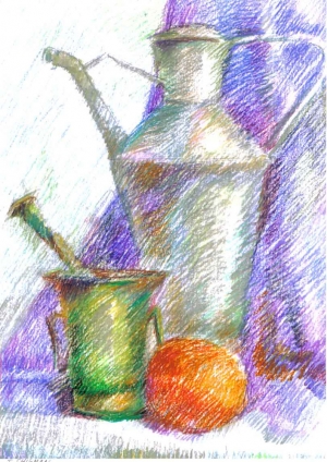 Still life pastel 