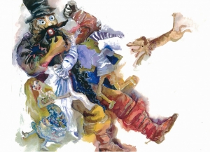  Watercolor Pinocchio                     