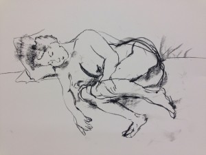 Nude model        