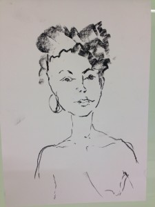 Nude model        