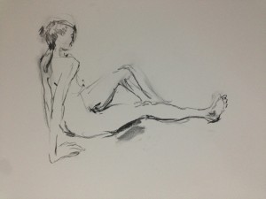Nude model        