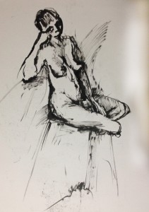 Nude model        