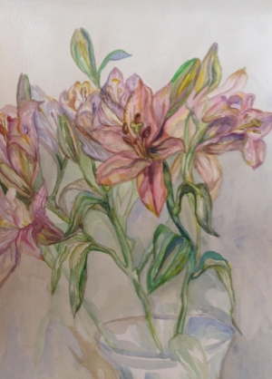 WATERCOLORS flowers 